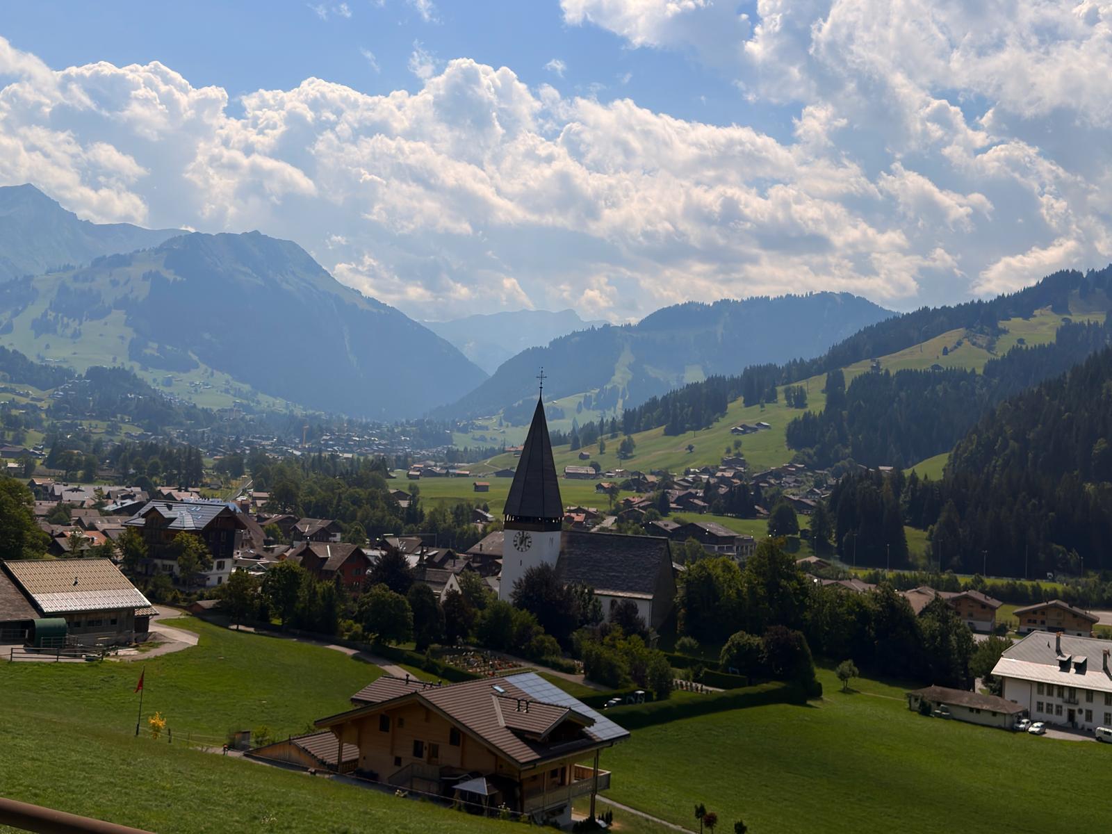 The valley floor